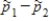 When constructing a confidence interval for the difference of two population proportions, the appropriate standard error of   is   .