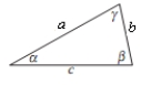  In the figure,  \alpha  and  \beta  are positive angles.       A = 9, b = 18 Write  \alpha   as a function of  \beta .   A)  \alpha  = arcsin(9sin \beta )  B)  \alpha   = sin(  \frac { 1 } { 2 }  sin \beta )   C)  \beta = arcsin(  \frac { 1 } { 2 }  sin \alpha )  D)   \beta = sin(  \frac { 1 } { 2 }  sin \alpha )  E)  \alpha   = arcsin(  \frac { 1 } { 2 }  sin \beta )  