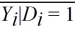<strong>When running an experiment, suppose we assume the participants in the experiment are a random sample of the population. Let Y<sub>i</sub> be the outcome for individual i and let D<sub>i</sub> equal one if individual i receives the treatment and zero otherwise. What does the assumption of a random treatment imply?</strong> A)   -   approximates E(Y<sub>i</sub>) B)   approximates E(Y<sub>i</sub>|D<sub>i</sub> = 1) - E(Y<sub>i</sub>|D<sub>i</sub> = 0) C)   -   = 0 D) Selection Bias = 0 <div style=padding-top: 35px> 