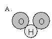 Which of the following is an accurate representation of a water molecule?          <div style=padding-top: 35px> 