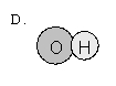 Which of the following is an accurate representation of a water molecule?          <div style=padding-top: 35px> 