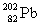  Lead-210 decays through the pathway  \beta ,  \alpha ,  \beta ,  \beta ,  \beta ,  \alpha . What is the final nucleus formed after these decays? A)    B)    C)    D)    