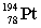  Lead-210 decays through the pathway  \beta ,  \alpha ,  \beta ,  \beta ,  \beta ,  \alpha . What is the final nucleus formed after these decays? A)    B)    C)    D)    