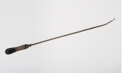 Figure 05-44 A   -The surgeon would use the instrument pictured above to: A)  Scrape the endometrium B)  Dilate the cervix C)  Measure the depth of the intrauterine cavity D)  Obtain biopsies