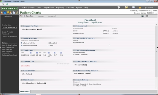 What is the name of the screen that is open above? (note to vendor: Image is SPU from previous edition)    A)  chart B)  registration C)  facesheet D)  schedule