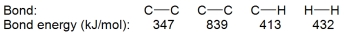  Hydrogenation of double and triple bonds is an important industrial process. Calculate (in kJ)  the standard enthalpy change ?H  \degree for the hydrogenation of ethyne (acetylene)  to ethane.     A)  -296 kJ B)  -51 kJ C)  51 kJ D)  296 kJ E)  381 kJ 