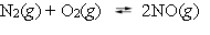  Nitric oxide is formed in automobile exhaust when nitrogen and oxygen in air react at high temperatures.   The equilibrium constant K<sub>p</sub> for the reaction is 0.0025 at 2127  \degree C. If a container is charged with 8.00 atm of nitrogen and 5.00 atm of oxygen and the mixture is allowed to reach equilibrium, what will be the equilibrium partial pressure of nitrogen? A)  0.16 atm B)  0.31 atm C)  3.1 atm D)  7.7 atm E)  7.8 atm 