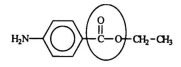 <strong>Benzocaine is from a family of chemicals that are good local anesthetics. Identify the functional group circled.  </strong> A) aldehyde B) ketone C) ester D) carboxylic acid E) carbonyl <div style=padding-top: 35px> 