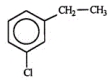 Select the correct name for the following compound.   A)  meta-chloroethylcyclohexene B)  1-chloro-5-ethylcyclohexene C)  meta-chloroethylbenzene D)  1-chloro-5-ethylbenzene E)  1-chloro-3-ethylcyclohexane