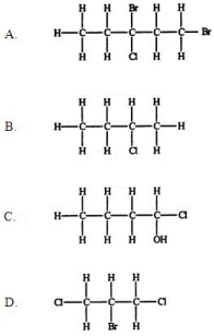 <strong>Which compound, if any, will not be optically active?  </strong> A) A B) B C) C D) D E) They are all optically active. <div style=padding-top: 35px> 