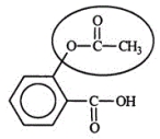 Aspirin is an effective and widely used pain reliever. Identify the functional group circled.   A)  aldehyde B)  ketone C)  ester D)  carboxylic acid E)  carbonyl