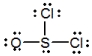 Thionyl chloride is used as an oxidizing and chlorinating agent in organic chemistry. Select the best Lewis structure for SOCl<sub>2</sub>. A)    B)    C)    D)    E)  None of these choices are correct.