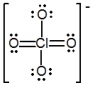 The formal charge on Cl in the structure shown for the perchlorate ion is   A)  -2 B)  -1 C)  0 D)  +1 E)  +2