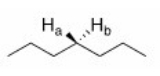 What is the relationship between H<sub>a</sub> and H<sub>b</sub> in the following compound?   A) Homotopic B) Enantiotopic C) Diastereotopic D) Mesotopic