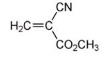 The monomer used to make superglue is shown below.Which of the following methods of polymerization is most suitable for this type of monomer?   A) Free-radical chain-growth B) Cationic chain-growth C) Anionic chain-growth D) Acid-catalyzed step-growth