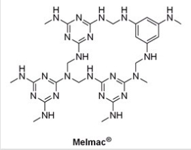 Melamine and formaldehyde combine to form the polymer,Melmac<sup>®</sup>.How is Melmac<sup>®</sup> classified,and what physical characteristics are consistent with its structure?   A) Polycarbonate,transparent B) Polyurethane,elastic C) Thermosetting,rigid D) Thermoplastic,can be melted and molded into new shapes