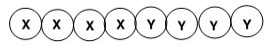 What is the classification of the following polymer in which X and Y represent repeating units?   A) Block copolymer B) Homopolymer C) Alternating copolymer D) Random copolymer