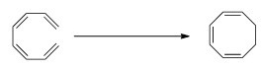What is the correct classification of the following reaction?   A) Cycloaddition reaction B) Electrophilic reaction C) Electrocyclic reaction D) Sigmatropic reaction