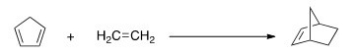 What type of cycloaddition reaction is shown in the following equation?   A) [2+2] B) [4+2] C) [4+4] D) [0+2]
