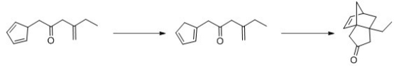 Consider the following reaction sequence.What is the correct classification of the first reaction in the sequence?   A) [1,3] Sigmatropic rearrangement B) [1,5] Sigmatropic rearrangement C) [3,3] Sigmatropic rearrangement D) [5,5] Sigmatropic rearrangement