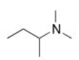 What is the common name of the following compound?   A) dimethylisobutylamine B) butyldimethylamine C) N,N-dimethylbutanamine D) sec-butyldimethylamine