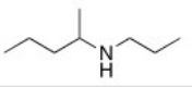 What is the IUPAC name of the following compound?   A) 1-methyl-N-propyl-1-propanamine B) 4-methyl-4-heptanamine C) 2-propyl-3-hexanamine D) N-propyl-2-pentanamine