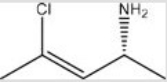 What is the IUPAC name for the following compound?   A) (E,R) -4-chloro-3-penten-2-amine B) (E,S) -4-chloro-3-penten-2-amine C) (Z,R) -4-chloro-3-penten-2-amine D) (Z,S) -4-chloro-3-penten-2-amine