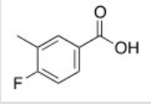 What is the IUPAC name for the following compound?   A) 4-Fluoro-3-methylbenzoate B) 4-Fluoro-3-methylbenzoic acid C) 3-Methyl-4-fluorobenzoic acid D) 4-Fluoro-5-methylbenzoic acid