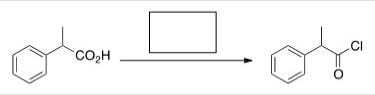 What is the missing reagent in the reaction below?   A) Acetic acid B) NaOMe C) SOCl<sub>2</sub> D) Pyridine