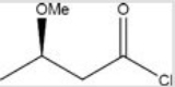 Give the IUPAC name for the following compound.   A) R-3-methoxybutanoyl chloride B) S-3-methoxybutanoyl chloride C) R-2-methoxy-4-butanoyl chloride D) S-2-methoxy-4-butanoyl chloride