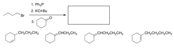 What is the product of the following reaction?   A) I B) II C) III D) IV