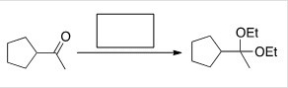 What is the missing reagent in the reaction below?   A) Methanol,acid B) Ethanol,acid C) NaOEt D) NaOMe