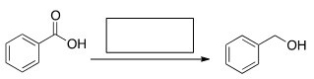 What is the missing reagent in the reaction below?   A) NaBH<sub>4</sub>/CH<sub>3</sub>OH B) H<sub>2</sub>,Pd-C C) LiAlH<sub>4</sub> then H<sub>2</sub>O D) MeMgBr then H<sub>2</sub>O