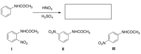 What is (are) the product(s) of the following reaction?   A) Only I B) Only II C) Only III D) Only I and III