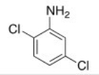 What is the IUPAC name of the following compound?   A) 3,6-Dichloroaniline B) 2,5-Dichloroaniline C) 2,5-Dichloroaminobenzene D) 2,5-Dichloroanisole