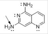 What is the hybridization of the indicated N atom in the following compound?   A) p B) sp C) sp<sup>2</sup> D) sp<sup>3</sup>