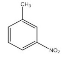 What is the IUPAC name of the following compound?   A) o-nitrotoluene B) m-nitrotoluene C) p-nitrotoluene D) 3-nitroanisole
