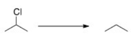 What is the correct classification of the following reaction?   A) Reduction reaction B) Oxidation reaction C) Elimination reaction D) Substitution reaction