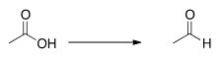 What is the correct classification of the following reaction?   A) Reduction reaction B) Oxidation reaction C) Elimination reaction D) Substitution reaction