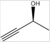 Give the IUPAC name for the following compound.   A) R-1-butyn-3-ol B) S-1-butyn-3-ol C) R-3-butyn-1-ol D) S-3-butyn-1-ol