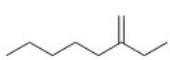 What is the IUPAC name for the following compound?   A) 6-Ethyl-1-heptene B) 2-Ethyl-1-heptene C) 2-Ethyl-1-octene D) 6-Ethyl-6-heptene