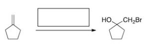 What is the best choice of reagent to accomplish the following transformation?   A) HBr B) Br<sub>2</sub>,H<sub>2</sub>O C) Br<sub>2</sub> D) H<sub>2</sub>O<sub>2</sub>/Br<sub>2</sub>