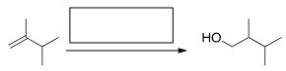 What is the best choice of reagent to accomplish the following transformation?   A) H<sub>2</sub>O,Br<sub>2</sub> B) [1] BH<sub>3</sub>; [2] H<sub>2</sub>O<sub>2</sub>/HO<sup>-</sup> C) H<sub>2</sub>O,H<sub>2</sub>SO<sub>4</sub> D) [1] BH<sub>3</sub>; [2] H<sub>2</sub>O