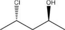 What is the IUPAC name of the following compound?   A) (2R,4R) -4-chloro-2-pentanol B) (2R,4S) -4-chloro-2-pentanol C) (2S,4R) -4-chloro-2-pentanol D) (2S,4S) -4-chloro-2-pentanol