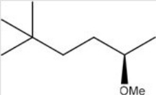 What is the IUPAC name of the following compound?   A) R-2-methoxy-5,5-dimethylhexane B) S-2-methoxy-5,5-dimethylhexane C) R-5-methoxy-2,2-dimethylhexane D) S-5-methoxy-2,2-dimethylhexane