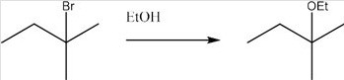 What is the most likely mechanism for the following reaction?   A) S<sub>N</sub>1 B) S<sub>N</sub>2 C) E1 D) E2