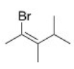 What is the IUPAC name of the following compound?   A) (E) -2-Bromo-3,4-dimethyl-2-pentene B) (Z) -1-Bromo-1,2,3-trimethyl-1-butene C) (Z) -2-Bromo-3,4-dimethyl-2-pentene D) (E) -1-Bromo-1,2,3-trimethyl-1-butene