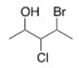What is the total number of possible stereoisomers for the following molecule?   A) 2 B) 4 C) 6 D) 8