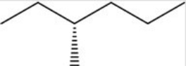Give the IUPAC name for the following compound:   A) R-3-methylhexane B) S-3-methylhexane C) R-4-methylhexane D) S-4-methylhexane