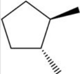 Give the IUPAC name for the following compound:   A) (1R,2R) -1,2-dimethylcyclopentane B) (1R,2S) -1,2-dimethylcyclopentane C) (1S,2R) -1,2-dimethylcyclopentane D) (1S,2S) -1,2-dimethylcyclopentane
